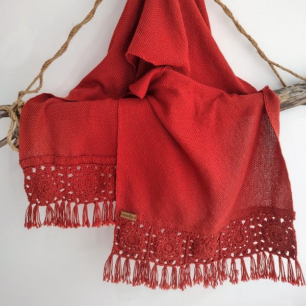 Pashmina Quelhue tejidas en telar artesanales